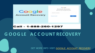 Google Account Recovery with https //g.co/recover for Help