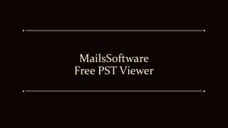 MailsSoftware Free PST Viewer