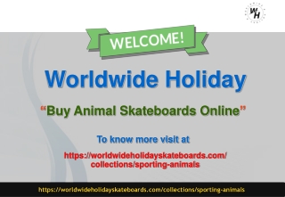 Buy Animal Skateboards Online