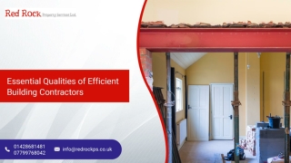 Essential Qualities of Efficient Building Contractors