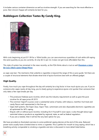 7 Points You Need To Understand About Nicotine Salts.