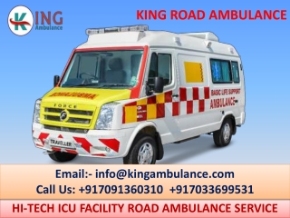 King Ambulance Service in Sri Krishna Puri and Saguna More, Patna