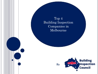 Top 4 building inspection companies in Melboune