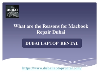 What are the Reasons for Macbook Repair Dubai?