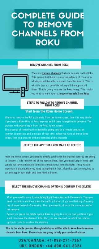 Complete guide to To Remove Channels From Roku