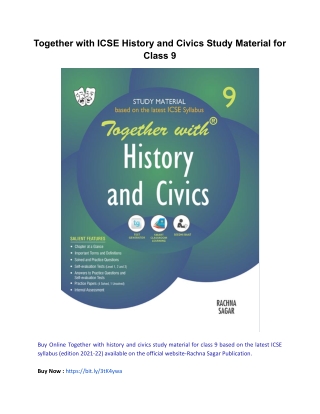 Together with ICSE History and Civics Study Material for Class 9