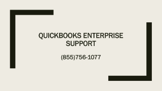 QuickBooks Enterprise Support