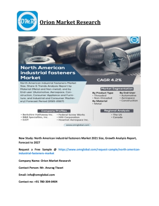 North American industrial fasteners Market