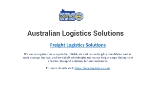 Freight Companies Sydney