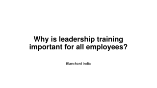 Leadership Training