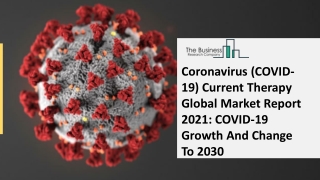 Coronavirus (COVID-19) Current Therapy Market, Industry Trends, Revenue Growth,