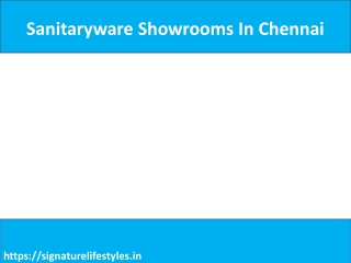 sanitaryware showrooms in chennai