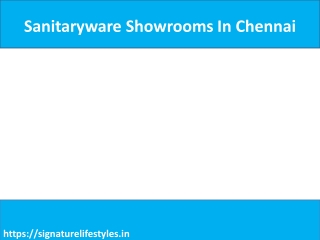 Bathroom Fittings Showroom In Chennai