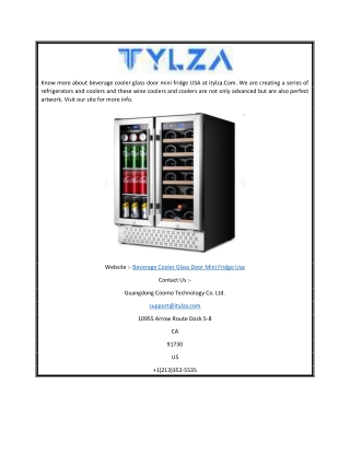 Beverage Cooler Glass Door Mini Fridge Usa  Itylza.com