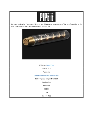 Fumo Pipe
