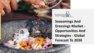 Seasonings And Dressings Market Competitive Landscape, Segmentation And Revenue