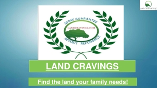 Find the land your family needs!
