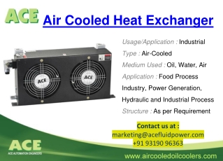Air Cooled Heat Exchangers By ACE