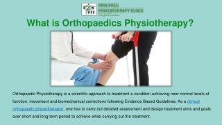 Orthopaedics Physiotherapy in dwarka delhi