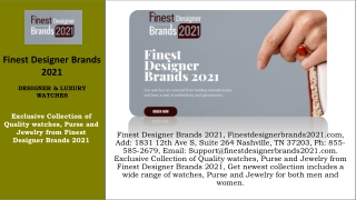 Finestdesignerbrands2021.com - Support@finestdesignerbrands2021.com