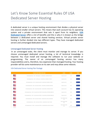 LET’S KNOW SOME ESSENTIAL RULES OF USA DEDICATED SERVER HOSTING-converted