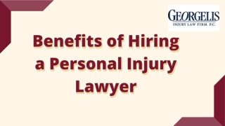 Benefits of Hiring a Personal Injury Lawyer