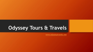 Kashmir holiday packages - Odyssey Travels