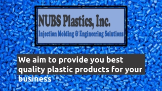 Plastics Molding Company in California