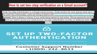 How to set two-step verification on a Gmail account?