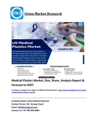 Medical Plastics Market Trends, Size, Competitive Analysis and Forecast 2021-202