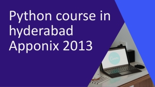 Python course hyderabad Apponix