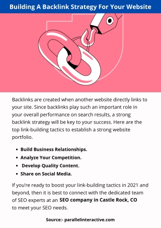 Building A Backlink Strategy For Your Website