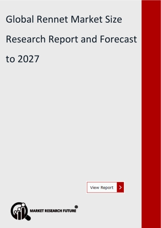 Rennet Market Size 2020