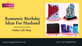 online romantic birthday gift ideas for husband