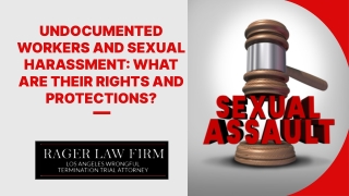 Sexual Harassment: What Are Their Rights and Protections?