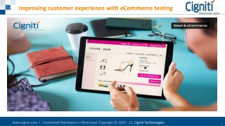 Improving customer experience with eCommerce testing