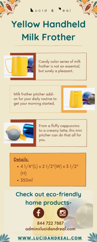 Usable Handheld Milk Frother At Just $15.00 | Lucid and Real