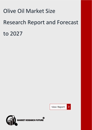 Olive Oil Market Size 2020