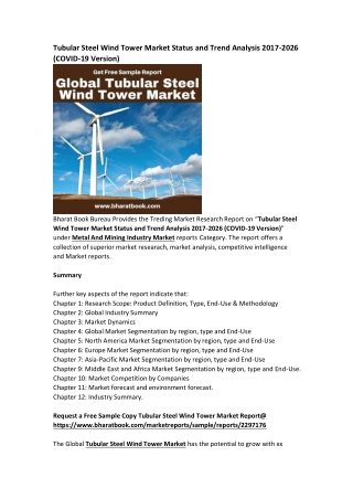 Global Tubular Steel Wind Tower Market