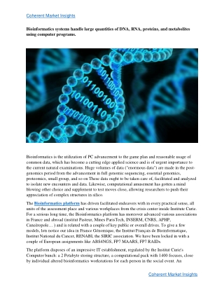 Bioinformatics Platforms