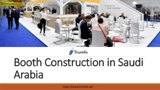 Best Booth Construction Service in Saudi Arabia