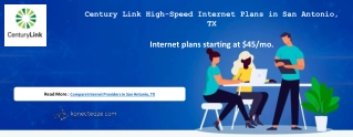 Century Link High-Speed Internet Plans in San Antonio, TX
