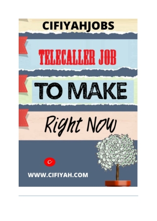 WORK FROM HOME TELECALLER JOBS