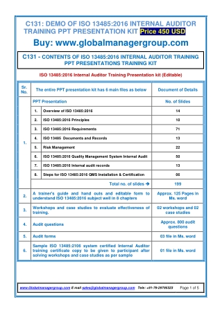 C131-ISO-13485-Auditor-Training