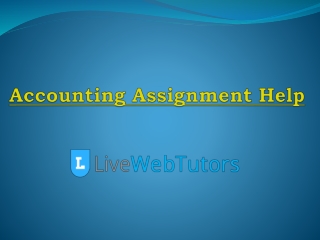 Need of Accounting Assignment Help Services