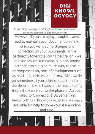 Vice versa Solution Acrobat Failed to Connect to DDE Server