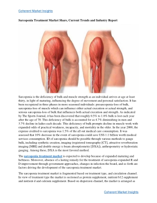 Sarcopenia Treatment Market