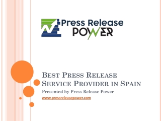 Best Press Release Service Provider in Spain