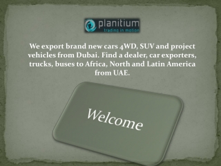 Car Export From Dubai - Start Cars Trading Manually