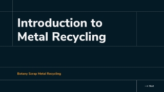 Botany Scrap Metal Recycling